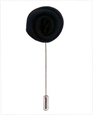 

Blacksmith Vegas Black Flower Brooch(Black)