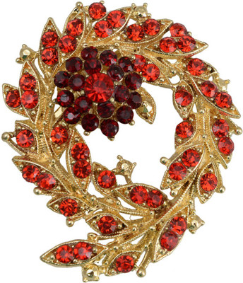 

Taj Pearl Designer Brooch(Gold)