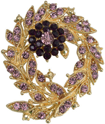 

Taj Pearl Designer Brooch(Gold)