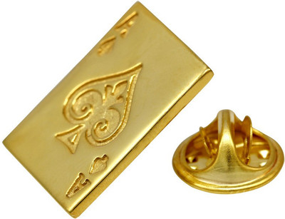 

Exxotic Jewelz Spade Play card Brooch(Gold)