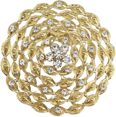 

Taj Pearl Wedding Brooch(Gold)