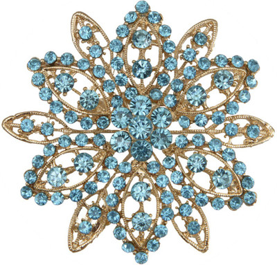 

Taj Pearl Wedding Brooch(Gold)