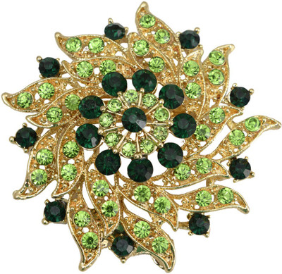 

Taj Pearl Designer Brooch(Gold)