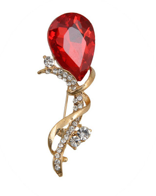 

Taj Pearl Designer Brooch(Gold)
