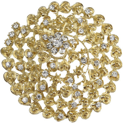 

Taj Pearl Wedding Brooch(Gold)