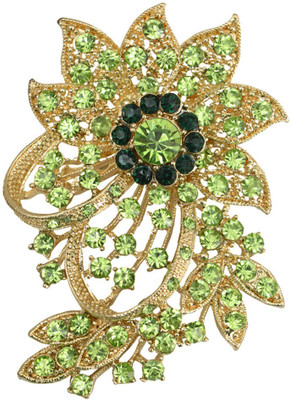 

Taj Pearl Designer Brooch(Gold)
