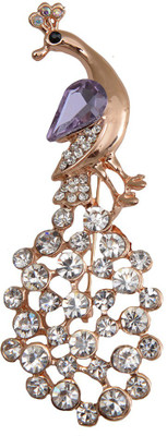 

Taj Pearl Designer Brooch(Gold)