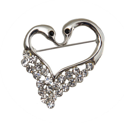 

Taj Pearl Designer Brooch(Silver)
