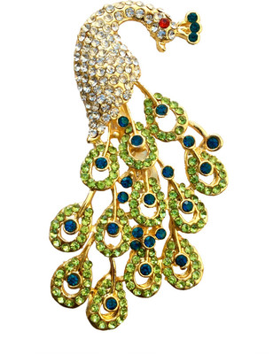

B-Fashionable Radiant Peacock Brooch(Multicolor)