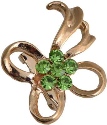 

Taj Pearl Designer Small Brooch(Gold)