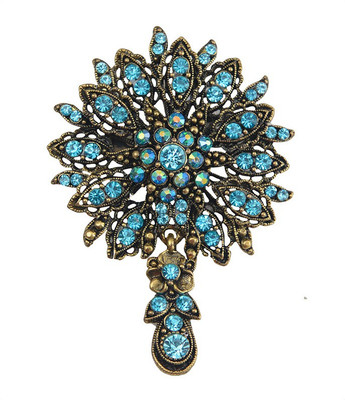 

Taj Pearl Designer Brooch(Gold)