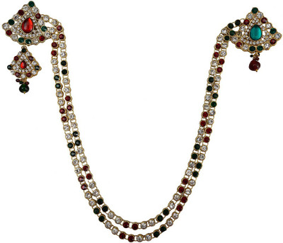 

Taj Pearl Designer Brooch(Gold)