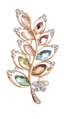 

Taj Pearl Designer Brooch(Gold)