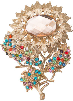 

Taj Pearl Designer Brooch(Gold)