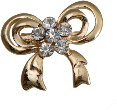 

Taj Pearl Designer Small Brooch(Gold)