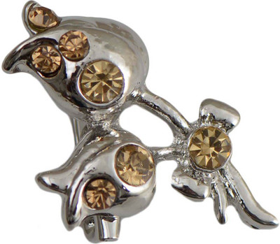 

Taj Pearl Designer Small Brooch(Silver)