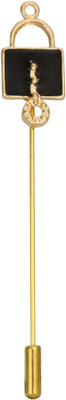 

Avaron Projekt Lock And Key Brooch(Black, Gold)