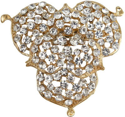 

Taj Pearl Wedding Brooch(Gold)