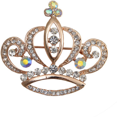 

Taj Pearl Designer Brooch(Gold)
