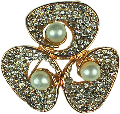 

Bezel Pearl Brooch(Multicolor)