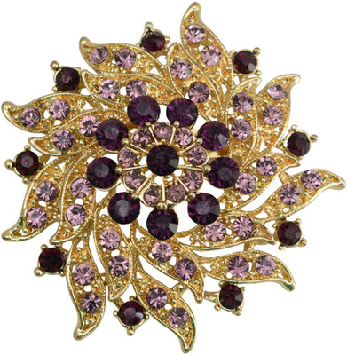 

Taj Pearl Designer Brooch(Gold)