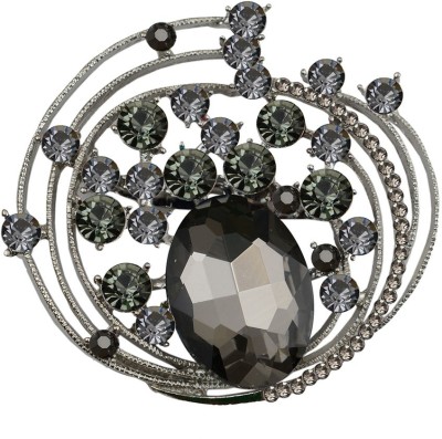 Taj Pearl Designer Brooch(Silver)