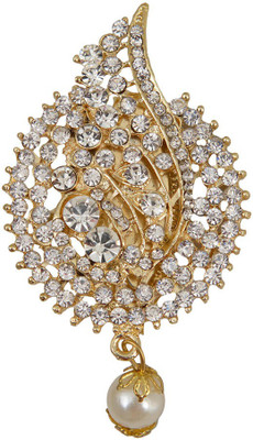 

Taj Pearl Designer Brooch(Gold)