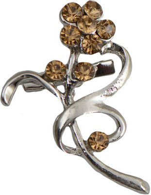 

Taj Pearl Designer Small Brooch(Silver)
