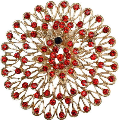 

Taj Pearl Designer Brooch(Gold)
