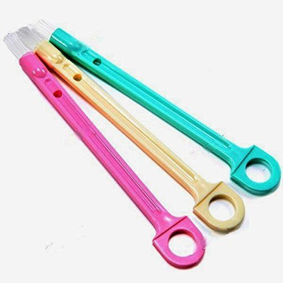 

Hokipo Plastic Wet and Dry Brush(Multicolor, Pack of 3)