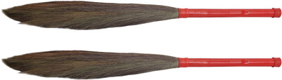 

Hari Ram Gulab Rai Wooden Dry Broom(Red, Pack of 2)