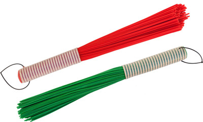 Vimal kharata18" PlasticBroomSet Plastic Wet and Dry Broom(Multicolor, Pack of 2) Flipkart