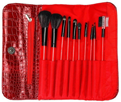 

Foolzy et of 10 Professional Makeup Brushes Kit(Pack of 10)