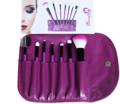 

London Pride 7 pcs Purple Makeup Brush Set(Pack of 7)
