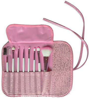 

Home Kitty Pro Pink Make up Brushes Set with Case(Pack of 8)
