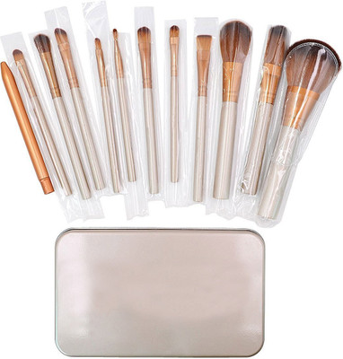 Evana Professional New Synthetic Hair Makeup Brushes Essential Kit(Pack of 12)