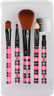 Looks United 5 Pcs High Quality Makeup Brush Set Pack of 5 Looks United Makeup Brush