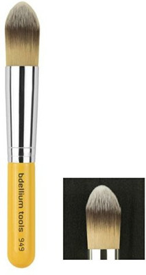 

Bdellium Tools Tools Travel Line Pointed Foundation Brush, Yellow(Pack of 1)