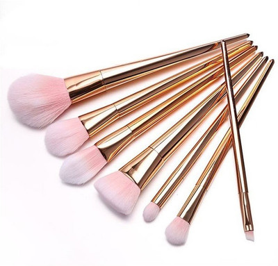 

Cosmix Stores Set Of 7 Make Up Brushes,Rose Gold Foundation Brushes(Pack of 7)