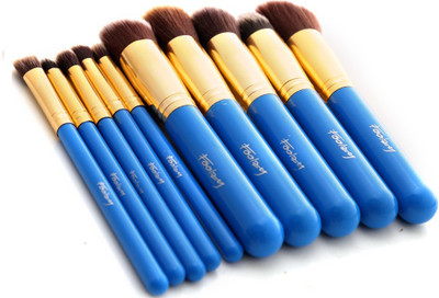 

Foolzy Pack of 10 Professional Makeup Brushes Kit(Pack of 10)
