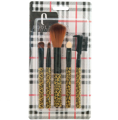 Foolzy Set of 5 Make Up Brush Set(Pack of 5)