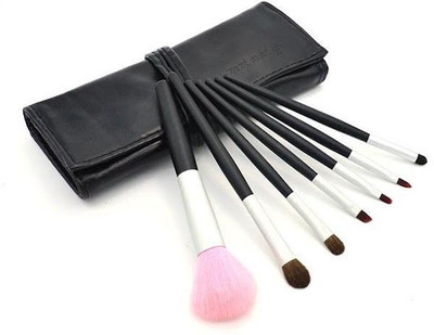 

Gugzy 7pcs Professional Makeup Brush Set with Travel Case(Pack of 7)