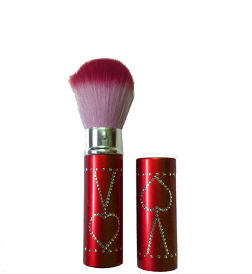 

Luv-Li PROFESSIONAL SERIES MAKEUP BRUSH WITH CAP (PACK OF 1) RED(Pack of 1)