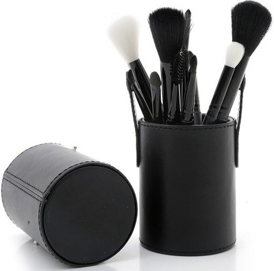 Foolzy Premium Makeup Brushes Kit With Leather Case(Pack of 12)
