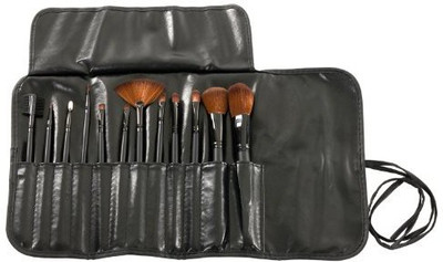 

MASH 12pc Studio Pro Makeup Make Up Cosmetic Brush Set Kit w/ Leather Case(Pack of 12)