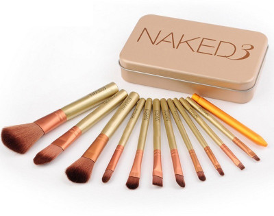 

VibeX ™ Professional new nake 3 tools set NK3 Make up Brush tools kits for eye shadow palette Cosmetic Brushes 12pcs/1set(Pack of 12)