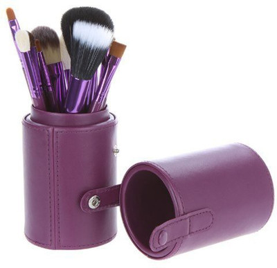 

EN'DA professional 12kits Professional Cosmetic Makeup Brush Set with Roll Bag Case(Pack of 12)
