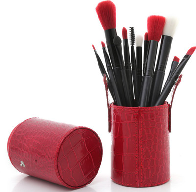 

Foolzy Premium Makeup Brushes Kit With Leather Case(Pack of 12)