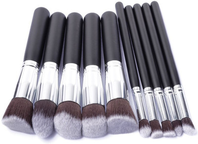 

Gugzy 10 Piece Premium Cosmetic Kabuki Makeup Brush Set(Pack of 10)