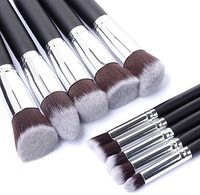

Akago Premium Synthetic Kabuki Makeup Brush Set(Pack of 10)